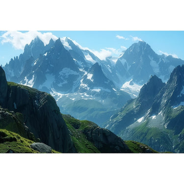 The Alps in Panoramic Canvas
